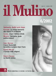 Copertina del fascicolo dell'articolo Dopo l'ultima scheda: le elezioni tedesche del 2002
