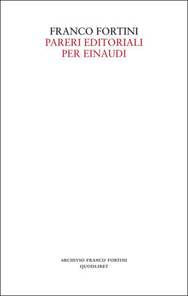 Copertina della news Pareri editoriali per Einaudi